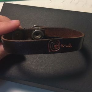 Cool leather bracelet
